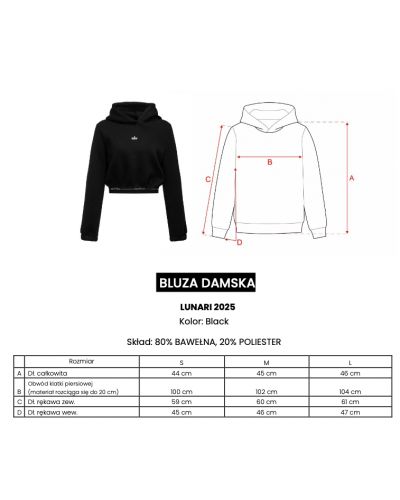 Bluza damska OLAVOGA LUNARI 2025 czerń - FashionPlace - 9
