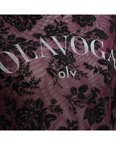 Bluzka damska OLAVOGA SEPIA 2025 burgund - FashionPlace - 4