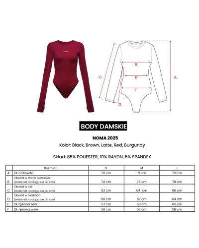 Body OLAVOGA NOMA 2025 czerń - FashionPlace - 6