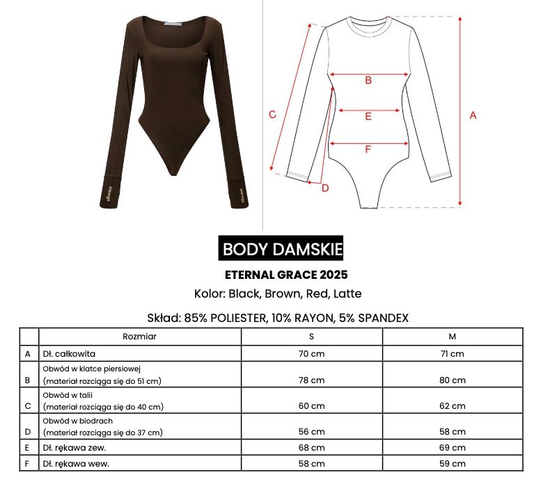 Body OLAVOGA ETERNAL GRACE 2025 czerń