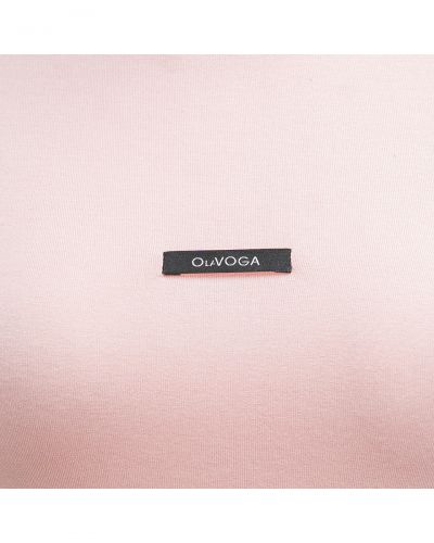 Bluzka damska OLAVOGA SOLENITE 2025 pudrowy róż - FashionPlace - 5
