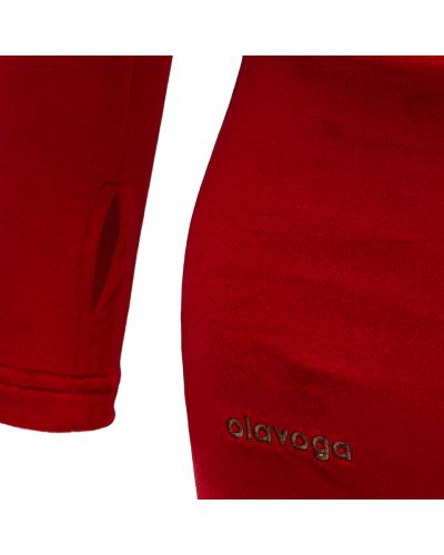 Kombinezon damski OLAVOGA CRYSTAL FLARE 2025 czerwień - FashionPlace - 5