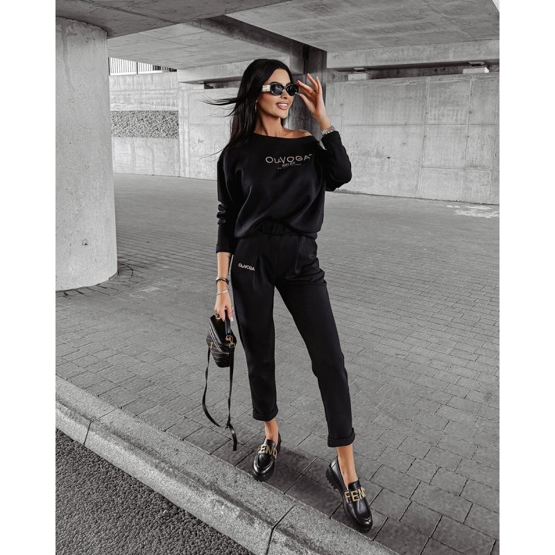 Komplet damski OLAVOGA BONITA 2025 czerń - FashionPlace - 1