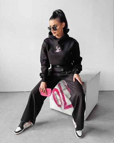 Bluza damska OLAVOGA BLAME 2024 czerń - FashionPlace - 3