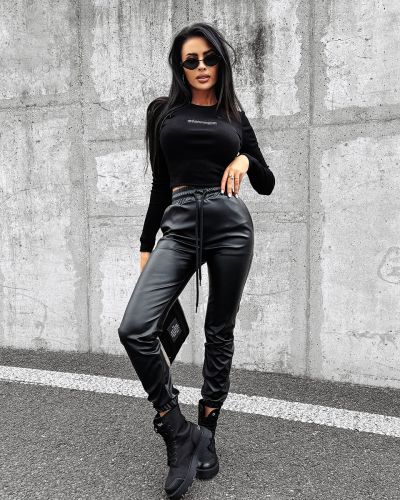 Spodnie damskie OLAVOGA KRUSH 2024 czerń - FashionPlace - 2