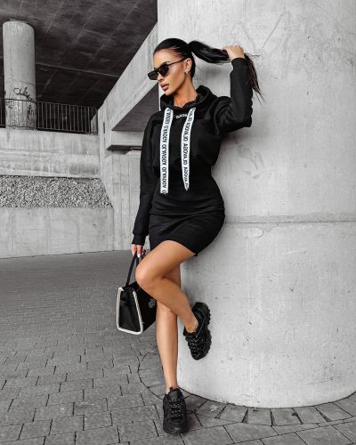 Sukienka damska OLAVOGA EVORA 2024 czerń - FashionPlace - 3