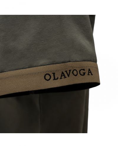 T-shirt męski OLAVOGA RAYSIER 2026 khaki - FashionPlace - 4