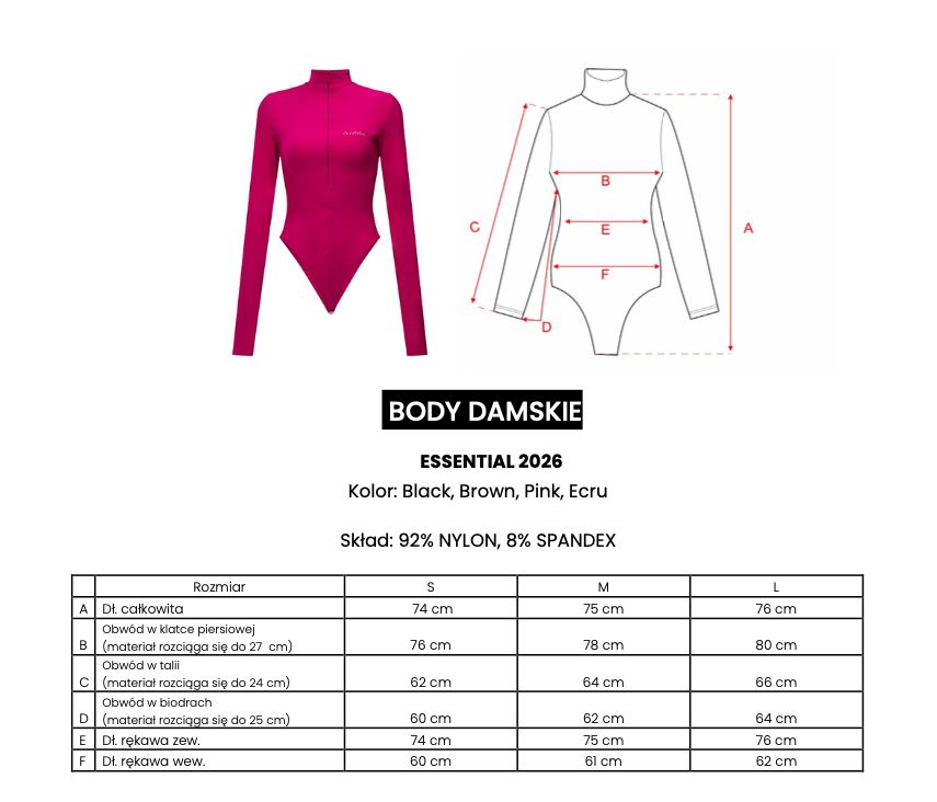 Body OLAVOGA ESSENTIAL 2026 brąz