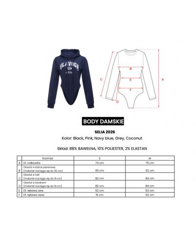 Body OLAVOGA SELIA 2026 czerń - FashionPlace - 7