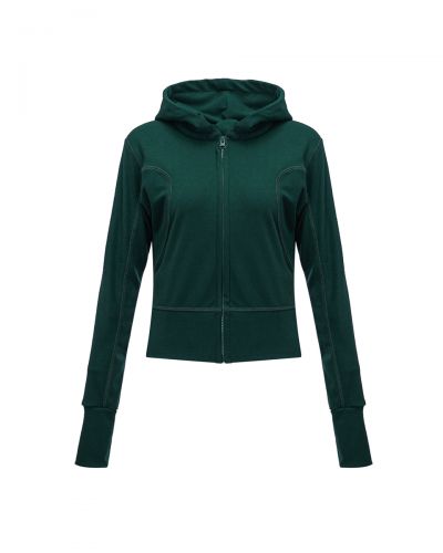 Bluza damska OLAVOGA EMERA 2026 butelkowa zieleń - FashionPlace - 5