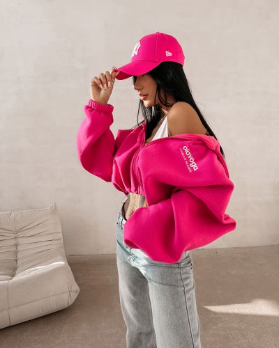Bluza damska OLAVOGA TULIP 2026 fuksja - FashionPlace - 3
