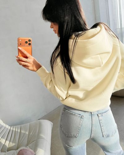 Bluza damska OLAVOGA IRIS 2026 ecru - FashionPlace - 3