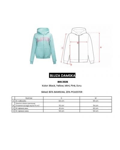 Bluza damska OLAVOGA IRIS 2026 czerń - FashionPlace - 8