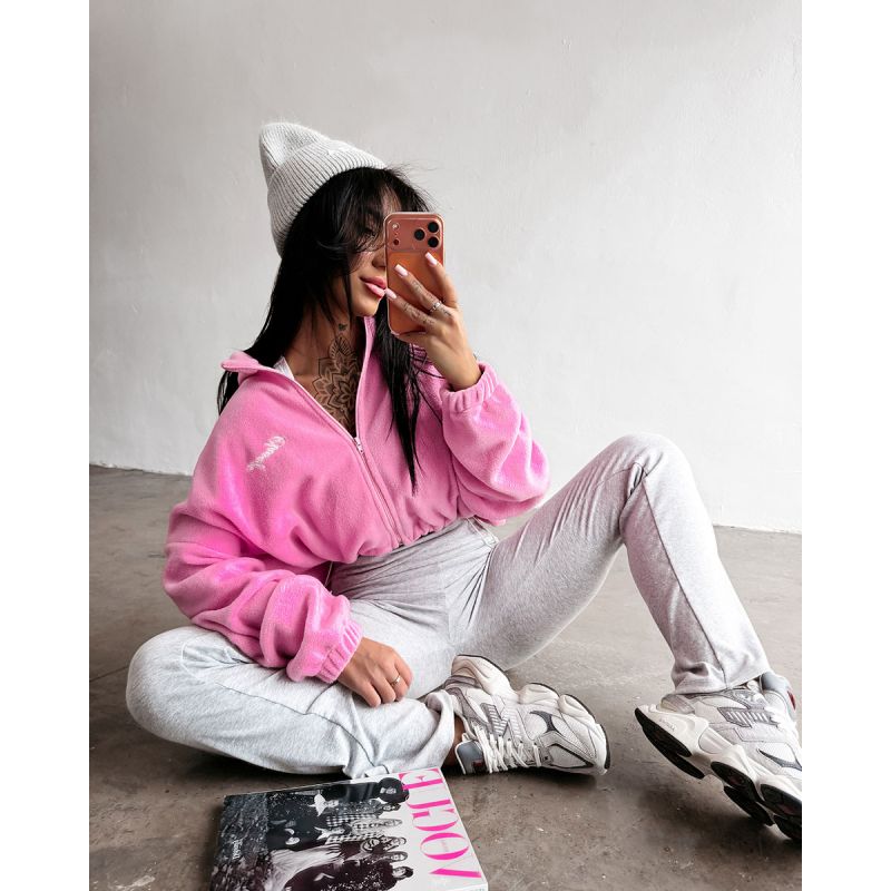 Bluza damska OLAVOGA SOFTI 2026 róż - FashionPlace - 1