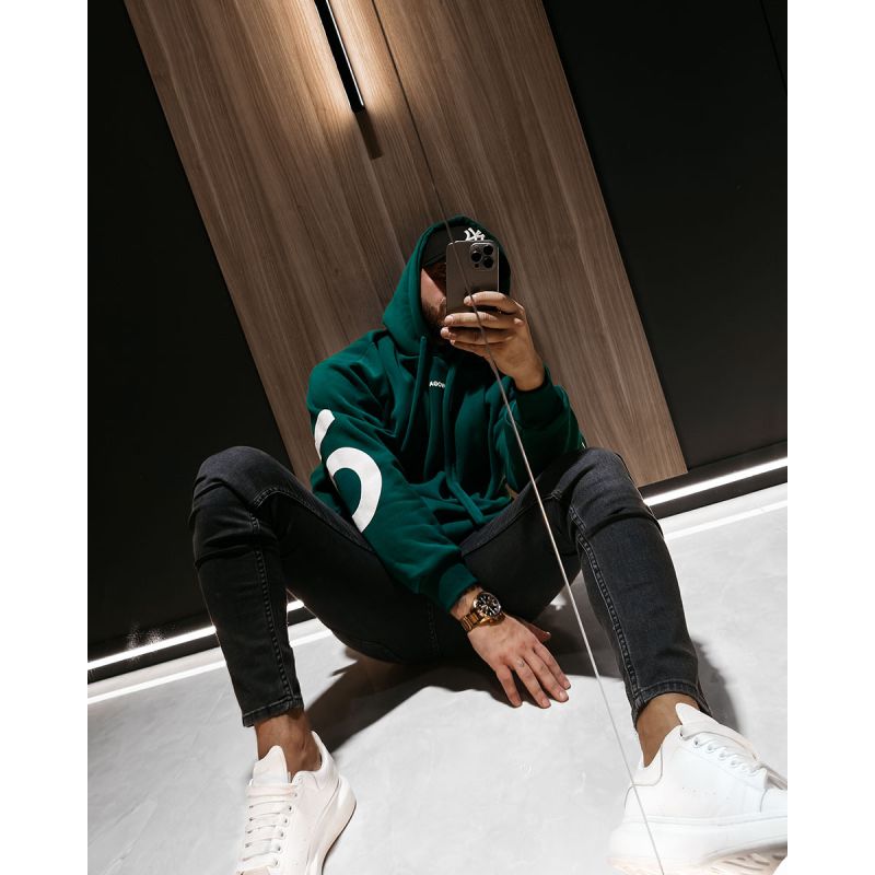 Bluza damska OLAVOGA VINTA MEN 2026 zielona - FashionPlace - 1