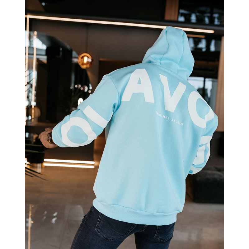 Bluza damska OLAVOGA VINTA MEN 2026 niebieska - FashionPlace - 1