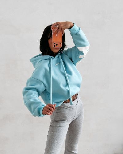Bluza damska OLAVOGA VINTA 2026 niebieska - FashionPlace - 2