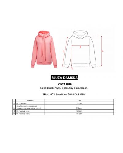 Bluza damska OLAVOGA VINTA 2026 coral - FashionPlace - 8