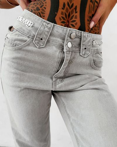 Spodnie damskie OLAVOGA EREDU 2026 szare - FashionPlace - 2