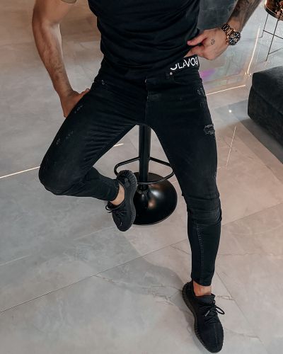 Spodnie męskie OLAVOGA SPEED 2026 czerń - FashionPlace - 2