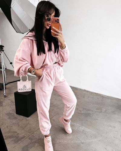 Komplet damski OLAVOGA PRISM 2026 pudrowy róż - FashionPlace - 1