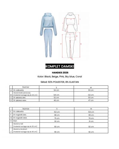 Komplet damski OLAVOGA HANDIES 2026 róż - FashionPlace - 9
