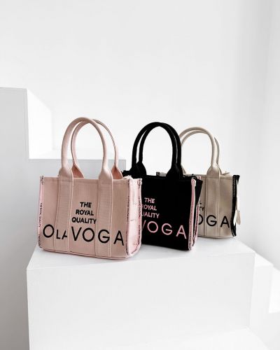 Torebka damska OLAVOGA NALA 2025 pudrowy róż/czerń - FashionPlace - 6