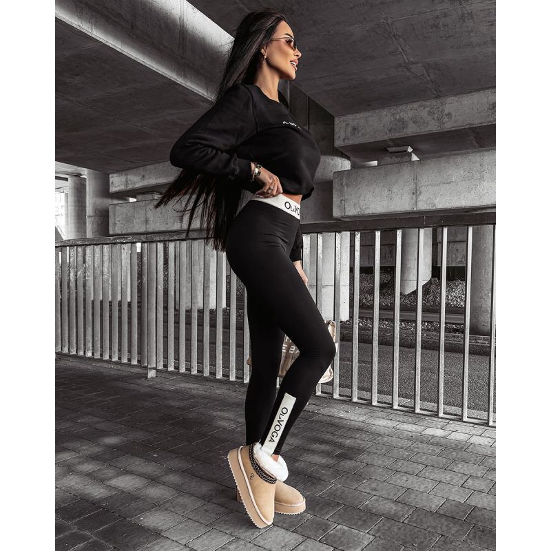 Legginsy OLAVOGA TREI 2026 czerń - FashionPlace - 1