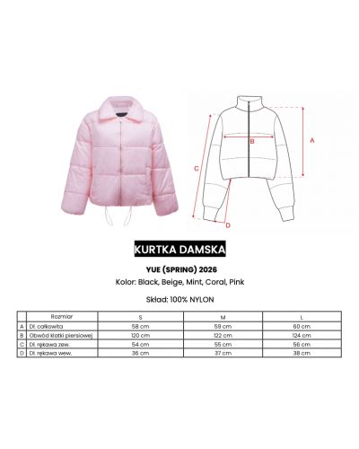 Kurtka damska OLAVOGA YUE 2026 czerń - FashionPlace - 5