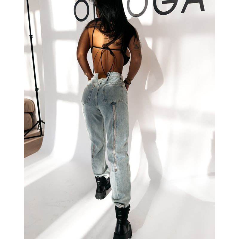 Spodnie damskie OLAVOGA SKYLINE 2026 ciemny niebieski - FashionPlace - 1