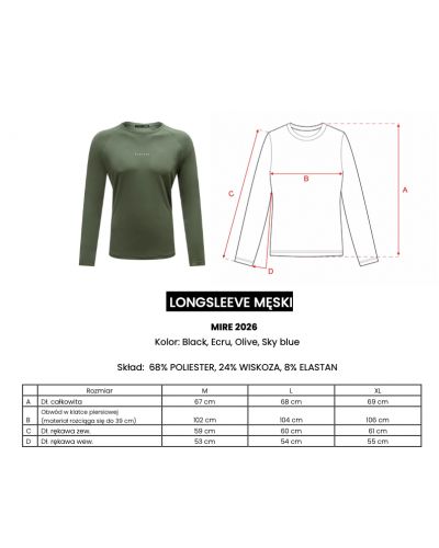 Bluzka męska OLAVOGA MIRE 2026 ecru - FashionPlace - 8