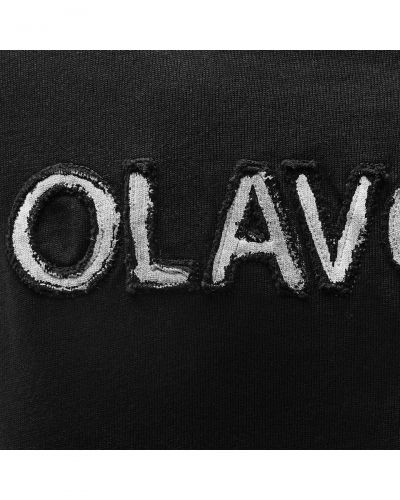 T-shirt damski OLAVOGA BLUSH 2026 czerń - FashionPlace - 4