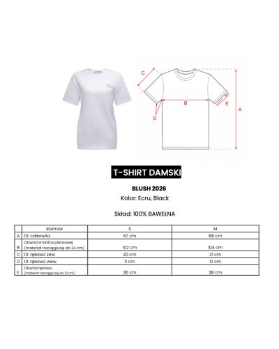 T-shirt damski OLAVOGA BLUSH 2026 czerń - FashionPlace - 7