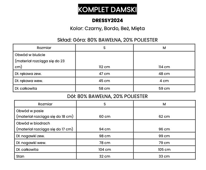 Komplet damski OLAVOGA DRESSY 2025 brąz