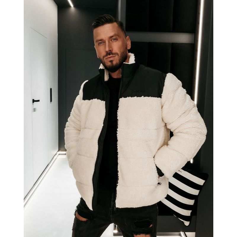 Kurtka męska OLAVOGA VAAS 2026 czerń/ecru - FashionPlace - 1