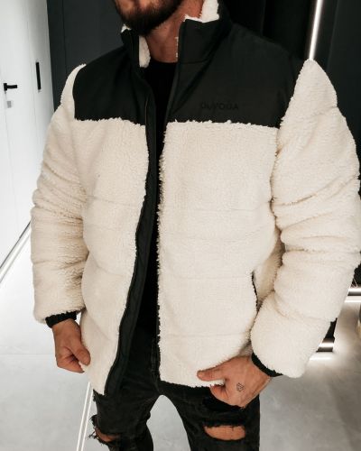 Kurtka męska OLAVOGA VAAS 2026 czerń/ecru - FashionPlace - 3