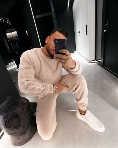 Komplet męski OLAVOGA LENTO MEN 2026 beż - FashionPlace - 2