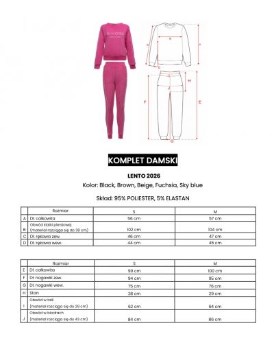 Komplet damski OLAVOGA LENTO 2026 niebieski - FashionPlace - 10
