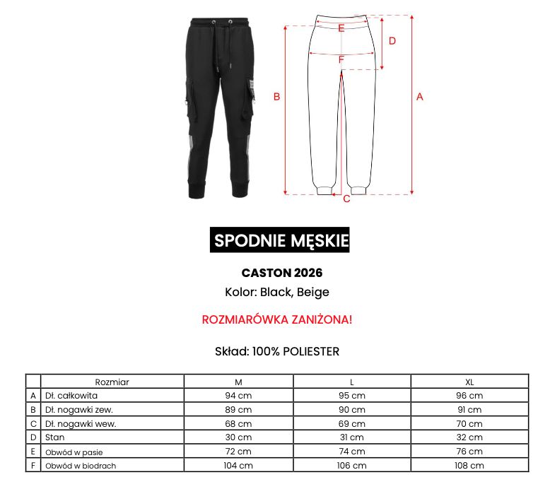 Spodnie męskie OLAVOGA CASTON 2026 beż
