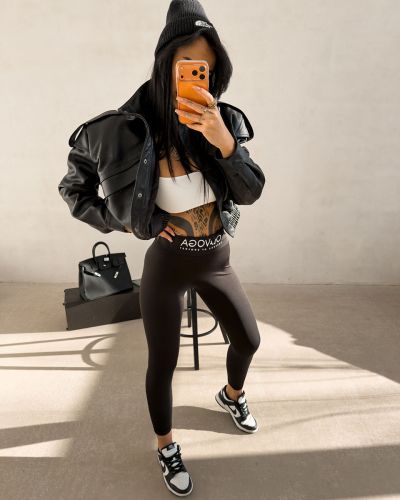 Legginsy OLAVOGA ZITZY 2026 czerń - FashionPlace - 3