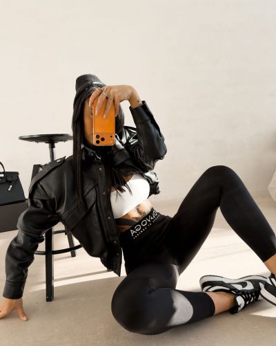 Legginsy OLAVOGA ZITZY 2026 czerń - FashionPlace - 4