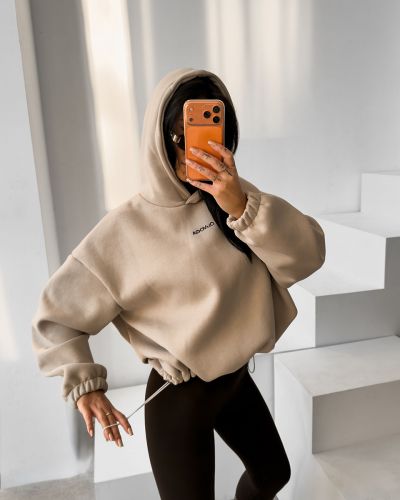 Bluza damska OLAVOGA VELA 2026 beż - FashionPlace - 4