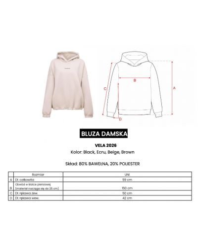 Bluza damska OLAVOGA VELA 2026 beż - FashionPlace - 9