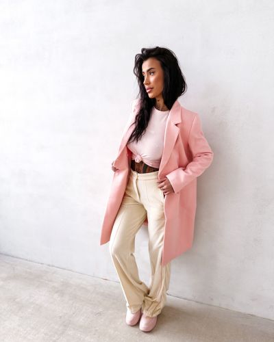 Płaszcz damski OLAVOGA FONAJ 2026 coral - FashionPlace - 3