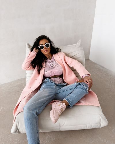 Płaszcz damski OLAVOGA FONAJ 2026 coral - FashionPlace - 5