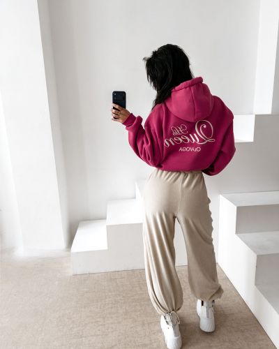 Bluza damska OLAVOGA ADORE 2026 brudny róż - FashionPlace - 2