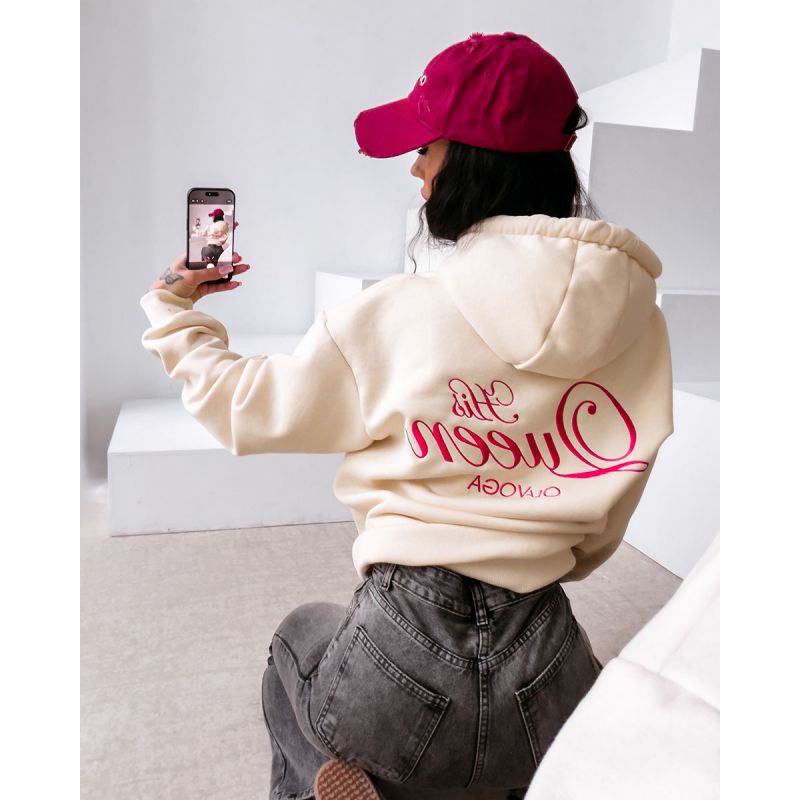 Bluza damska OLAVOGA ADORE 2026 kokosowa - FashionPlace - 1