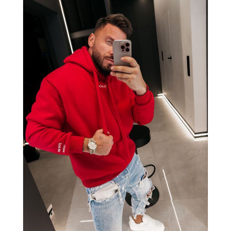 Bluza męska OLAVOGA ADORE MEN 2026 red - FashionPlace - 7