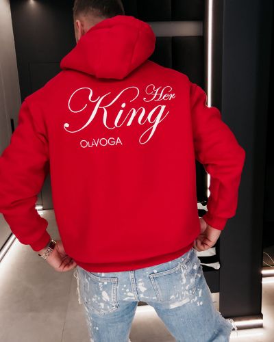 Bluza męska OLAVOGA ADORE MEN 2026 red - FashionPlace - 8