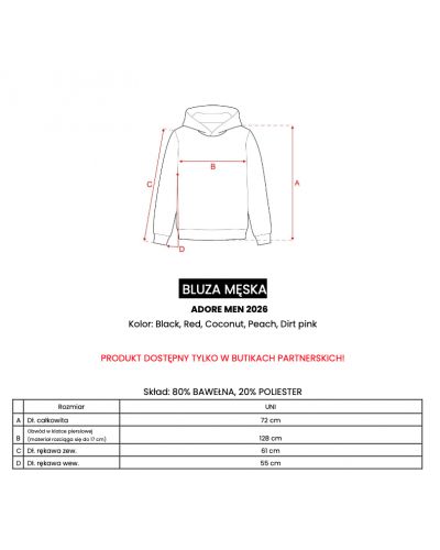 Bluza męska OLAVOGA ADORE MEN 2026 red - FashionPlace - 9